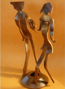 figurines métalliques